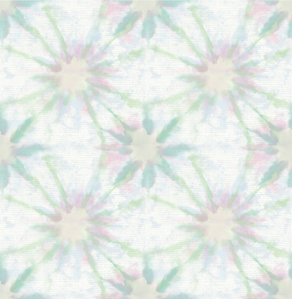 Iris Green Shibori Wallpaper Bolt