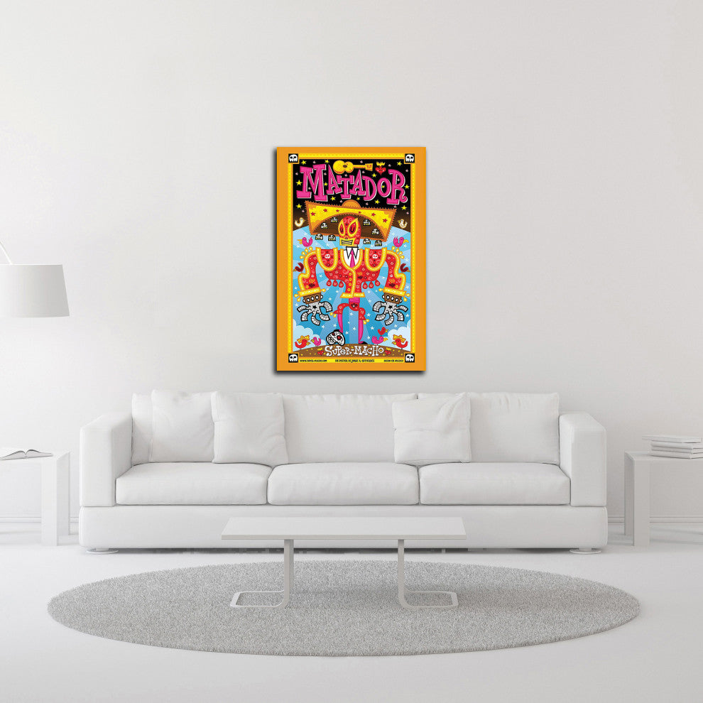 "Matador" by Jorge R. Gutierrez, Print on Canvas, 18"x27"