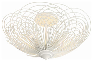 Crystorama Lighting Group DOR-B7703 Doral 3 Light 19"W Semi-Flush - Renaissance