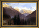 Albert Bierstadt Sunrise at Glacier Station Framed Premium Canvas Print, 16"x24"