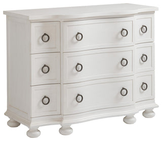 Front-facing product shot on a uniform white background showing the full dresser.