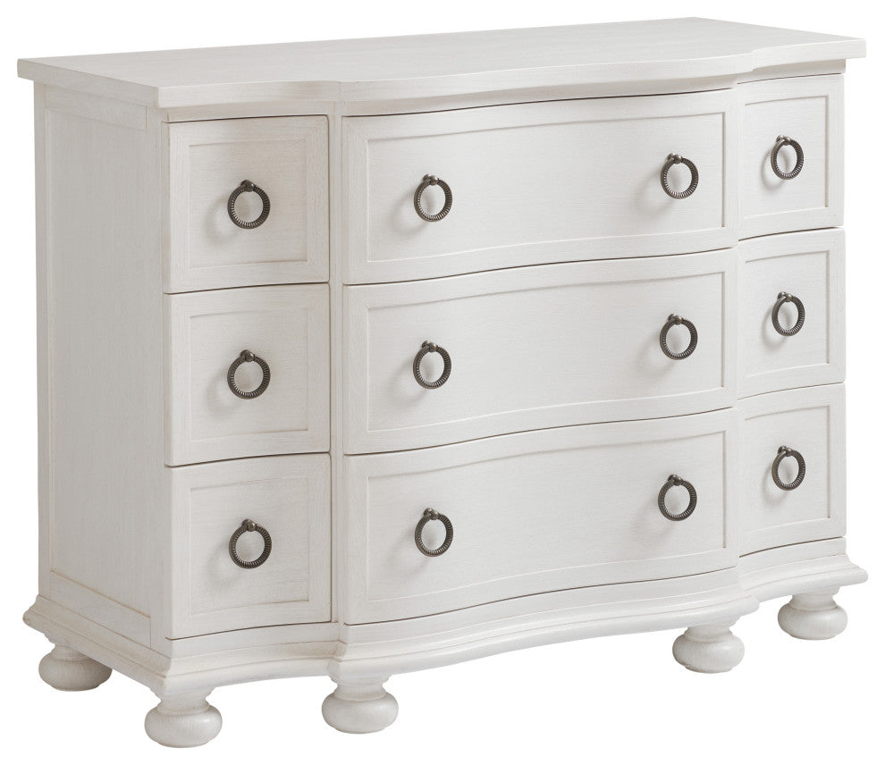 Front-facing product shot on a uniform white background showing the full dresser.