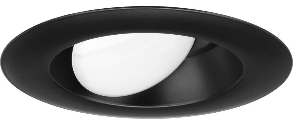 Intrinsic Collection 6" 5-CCT Black LED Eyeball Trim for Recessed Housings