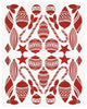 "Christmas Otomi III" Digital Paper Print by Elyse DeNeige, 24"x30"