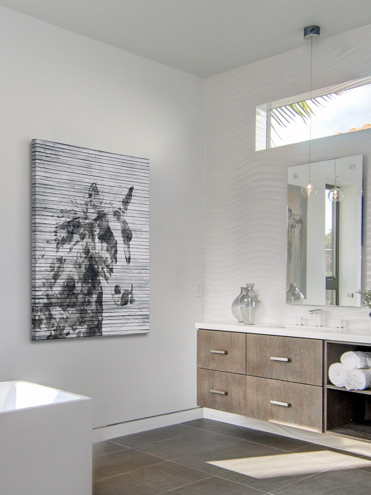 Marmont Hill, "Sabino Horse" by Irena Orlov Painting on Wrapped Canvas, 40x60
