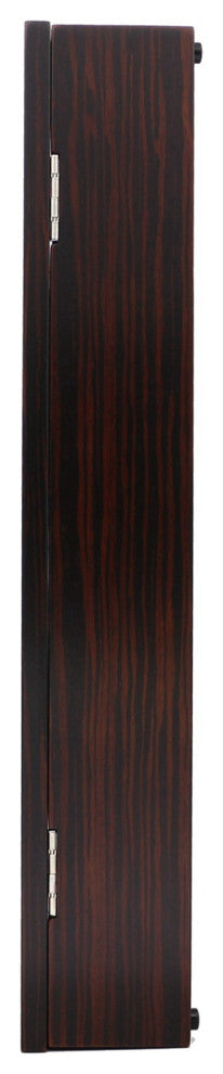 Seiko Clocks, Modern Dark Wooden Wall Clock With Pendulum and Dual Chimes