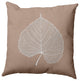 Leaf Study Accent Pillow, Mauve, 26"x26"