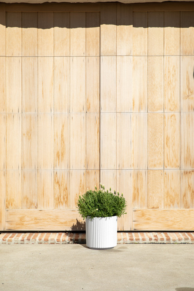 Veradek Demi Series Planter, White, 12", 1 Pack