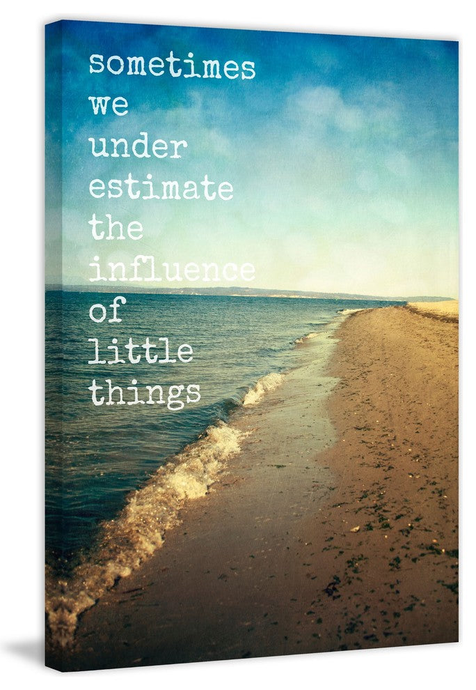 "Sometimes We Underestimate" Print on Canvas by Sylvia Cook