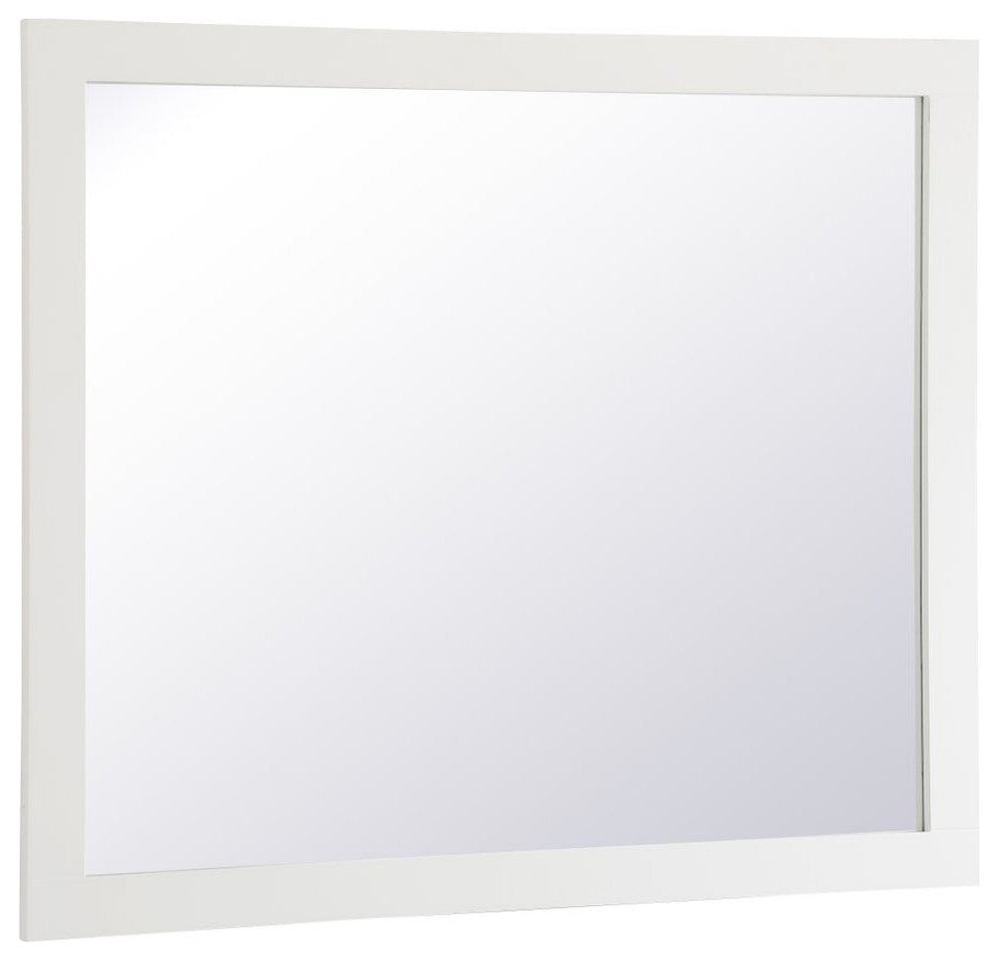 Anderson Rectangle Vanity Mirror, 42", White