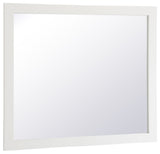 Anderson Rectangle Vanity Mirror, 42", White