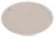 Malibu Crest Oval Wall Accent Mirror - Chardonnay