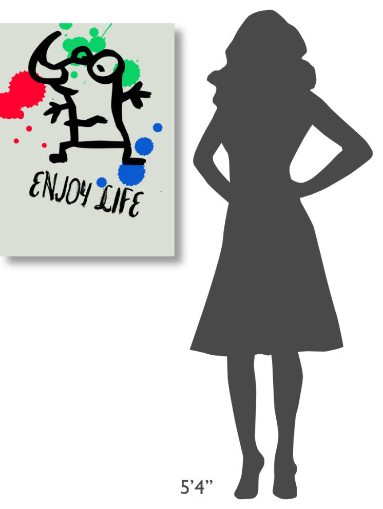 "Enjoy Life Poster 1" Fine Art Print