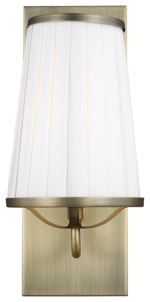 Generation Lighting, LW1091TWB, Single Sconce, Time Worn Brass