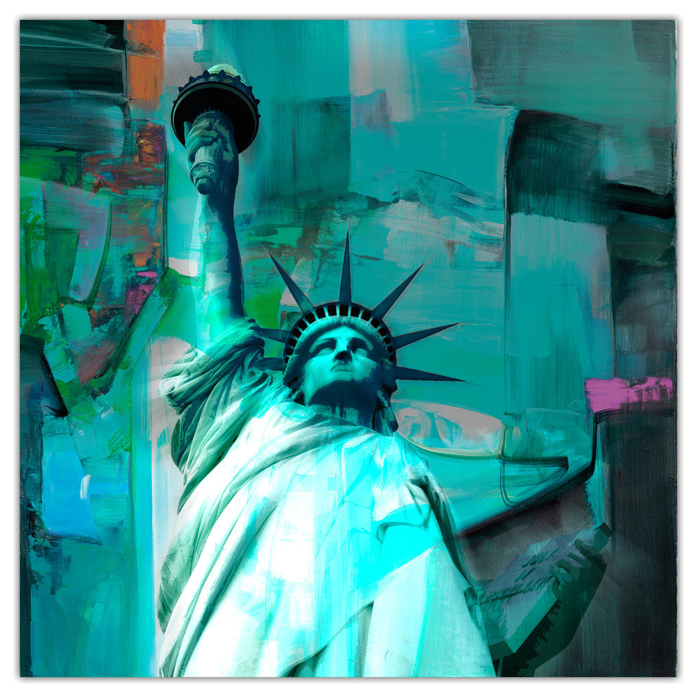 Lady Liberty Canvas Wall Art