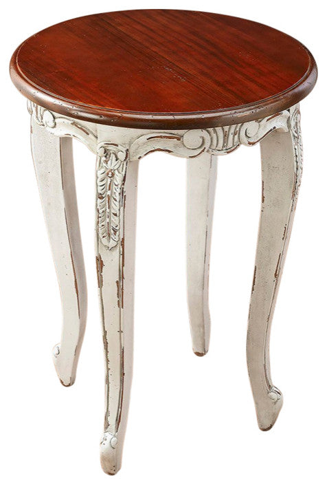 Carina End Table, White