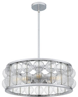 Terrarock Five Light Pendant in Polished Chrome