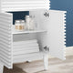 Render Bathroom Vanity Cabinet, Sink Basin Not Included, White