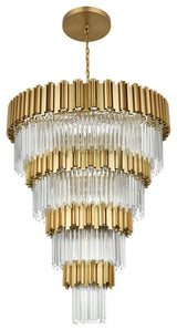 Home Living 40" Chandelier, Satin Gold