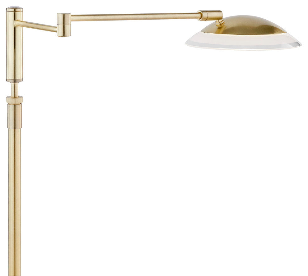 Meran Turbo Table Lamp, Satin Brass