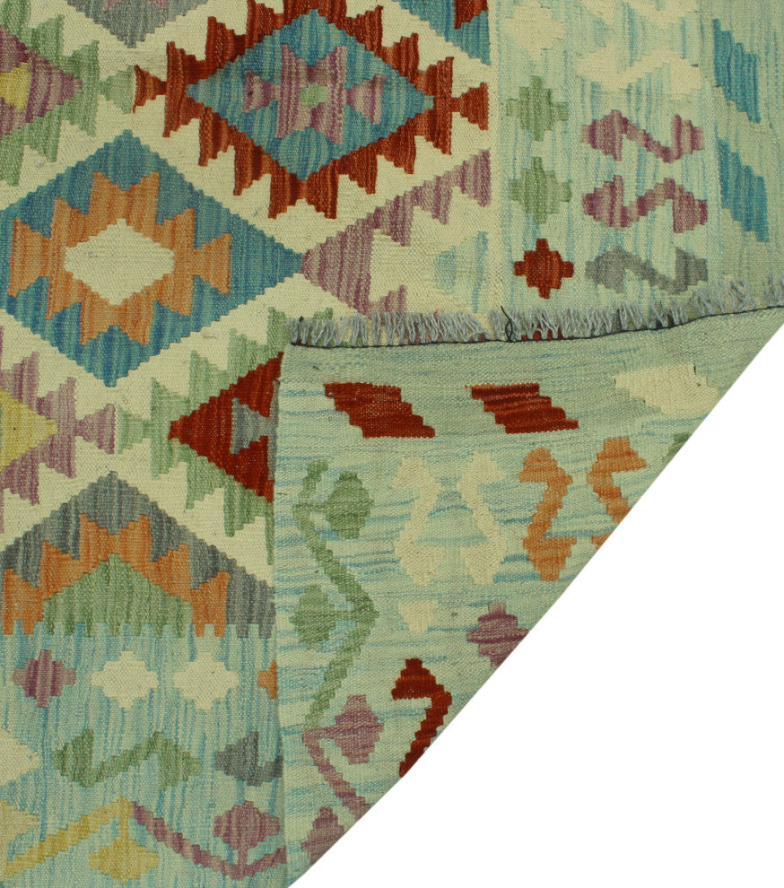 Sangat Kilim Tasleem Lt. Green Rug