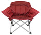 Guidesman Padded Folding Club Chair for Camping Recreation and Dorms, Red