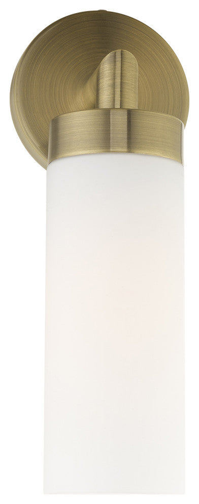 Antique Brass Nautical, Industrial, Contemporary, Urban, Sleek Single Sconce