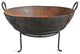 Consigned Vintage Iron Kadai Fire Bowl 3