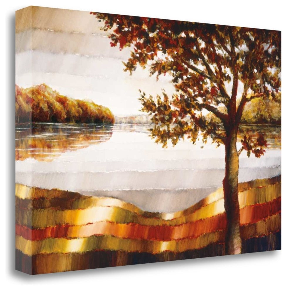 "Lake Mamry" By Zenon Burdy, Giclee Print on Gallery Wrap Canvas, Ready to Hang