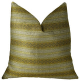 Plutus Full Stripe Handmade Throw Pillow, (Double sided  20" x 20")