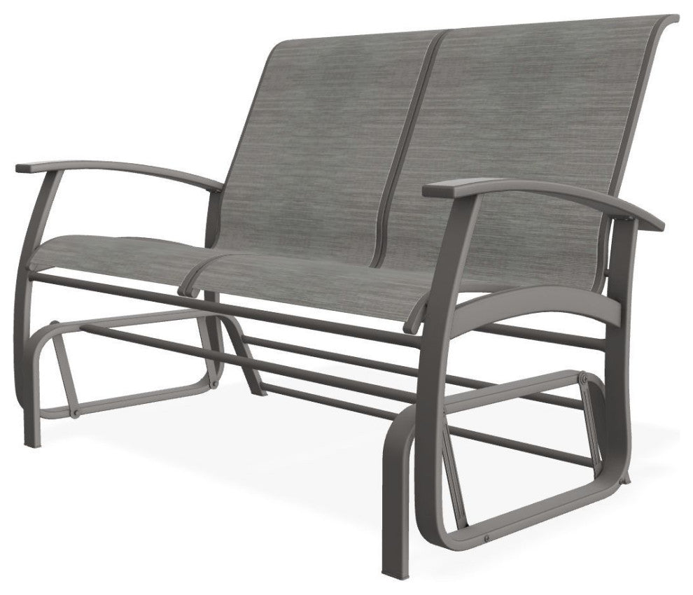 Belle Isle Sling 2-Seat Glider, Sicily/Warm Gray
