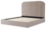 Amaryllis King Lift Up Storage Bed, Taupe