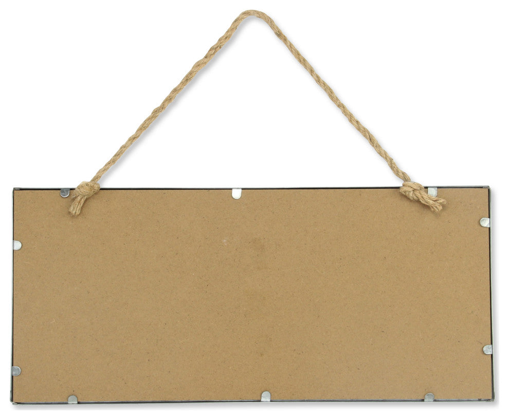 Galvanized Metal Rectangular Chalkboard