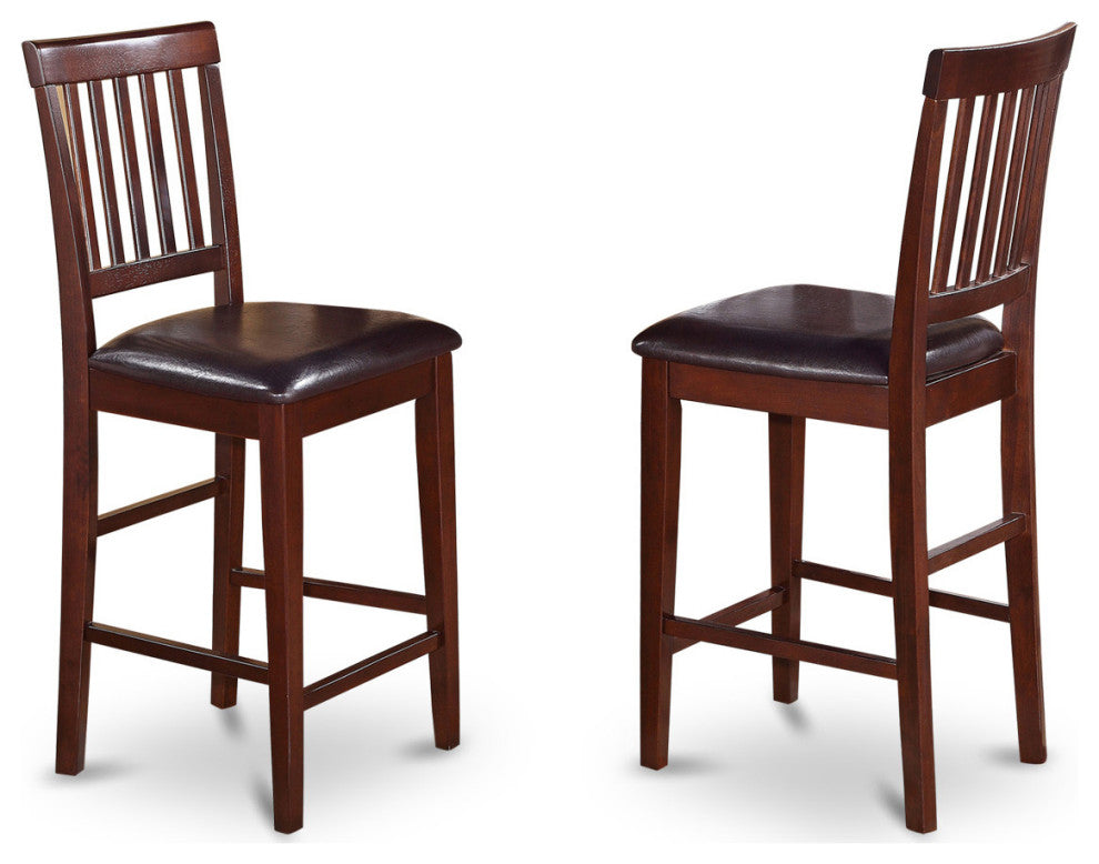 5 Pc Counter Height Table-Square Gathering Table And 4 Stools