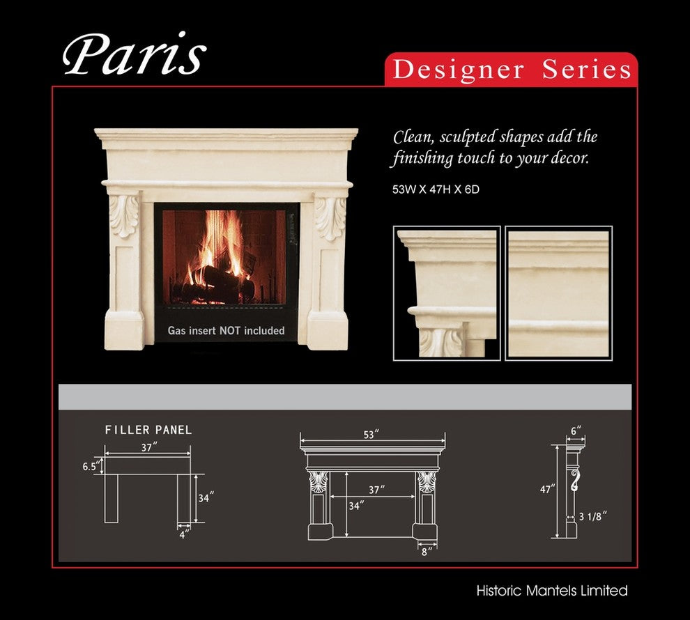 Designer Paris Mantel