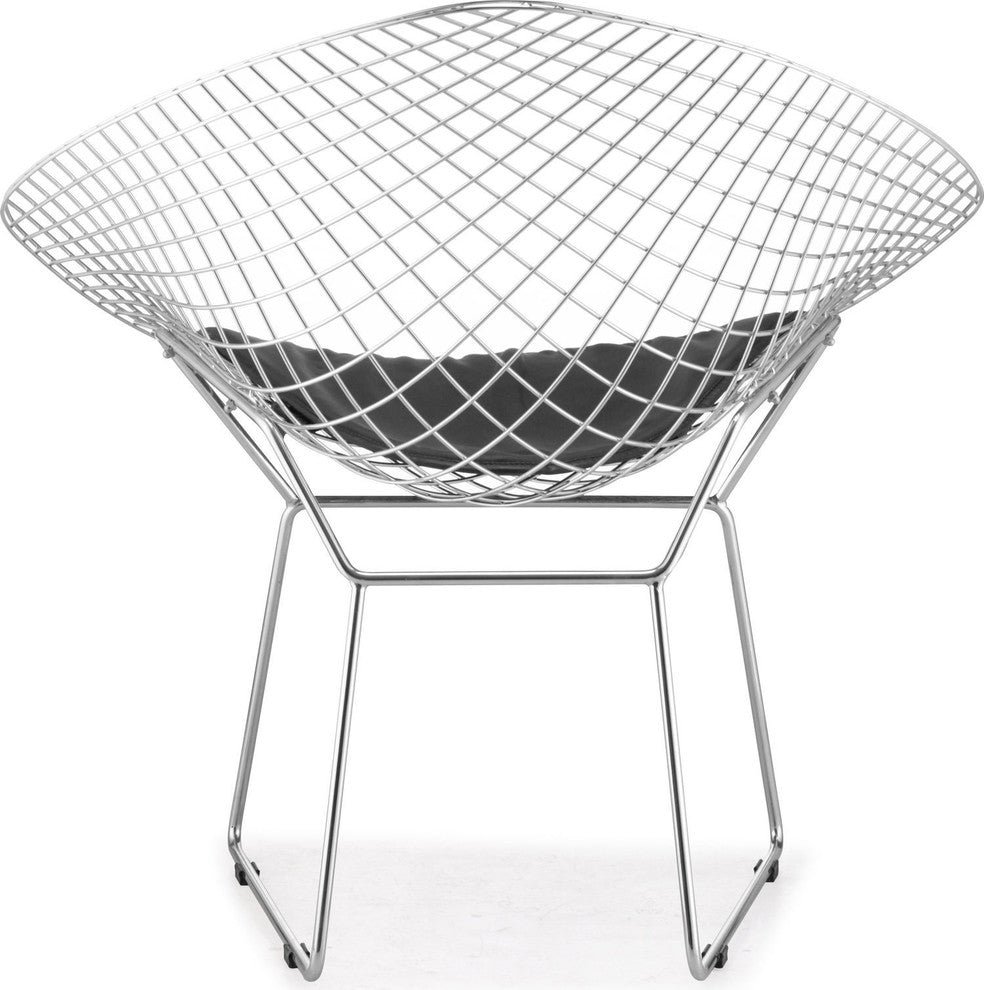 Zuo Modern Net Dining Chair Black, Set of 2