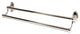 Alno Double Towel Bar in Polished Chrome