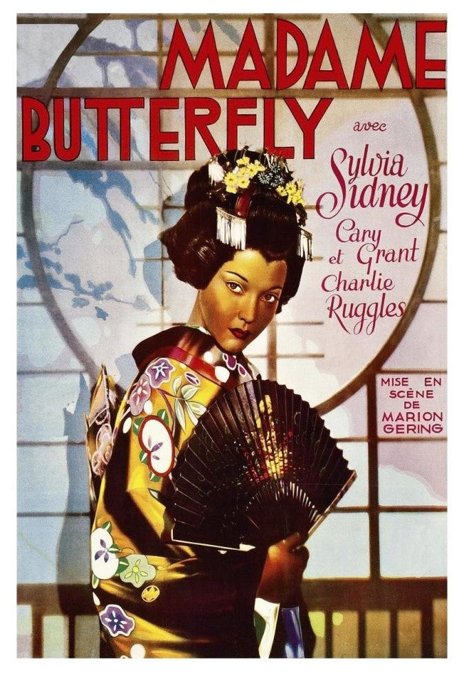 "Vintage Film Posters: Madame Butterfly" Digital Paper Print, 22"x32"