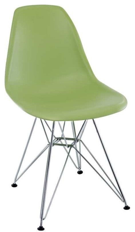 Modern Green Paris Dining Side Chair