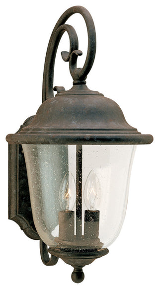 Trafalgar 2-Light Outdoor Wall Lantern, Oxidized Bronze