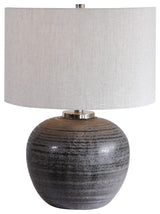 Uttermost Mikkel Charcoal Table Lamp