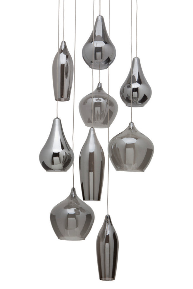 Emma Pendant Light in Chrome by Nuevo