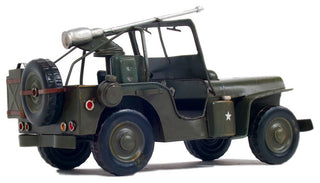 1941 Willys MB Overland Jeep Green Metal Handmade