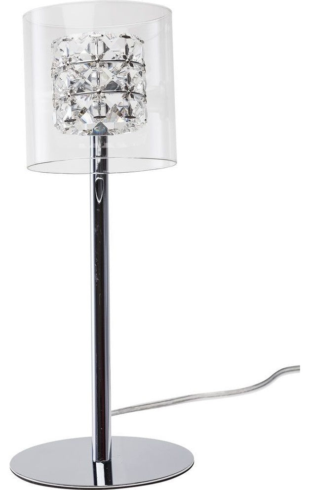 Nuevo Living Elsa Lighting Desk Lamp, Clear Glass