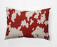 14" x 20" Moo Print Decorative Throw Pillow, Maple Red