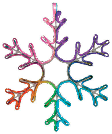 RGB Color Changing Snowflake, 24"