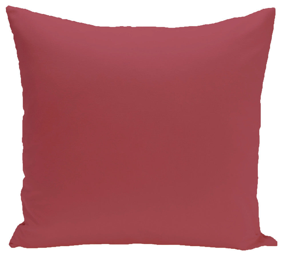 Solid Pillow, Brick, 26"x26"