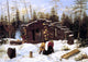 Arthur Fitzwilliam Tait Bringing Home Game Wrapped Canvas