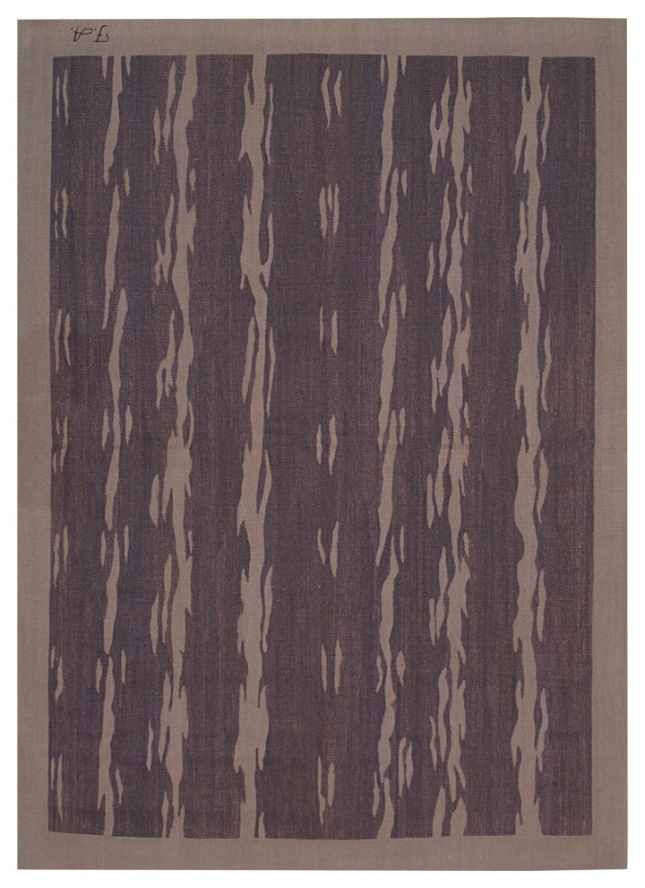 Purple Contemporary Modern Modern Flat Weave Area Rug