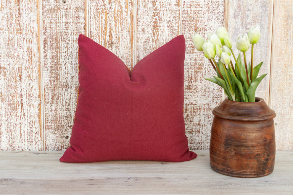 Bita Antique Indian Folk Pillow